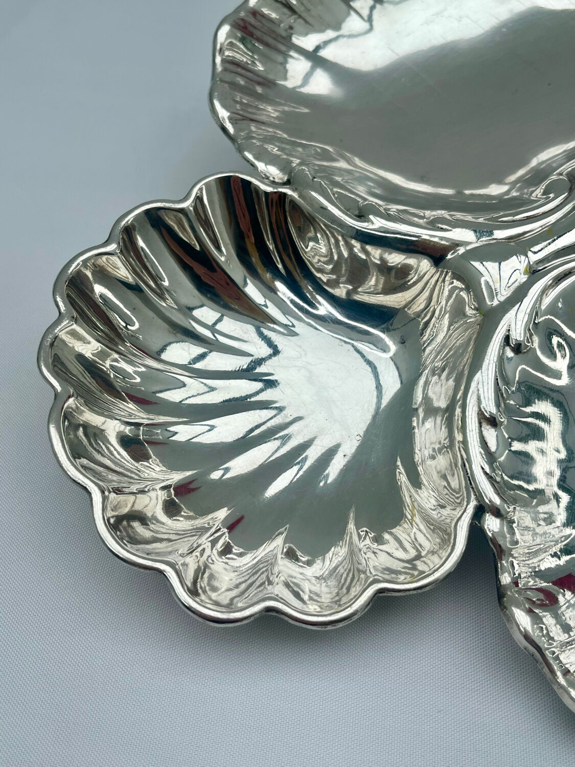 Christofle Silver-Plated Bonbonniere Serving Dish, Louis XV Style, Art Nouveau Period