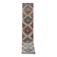Vintage turkish rug from oushak, hand-woven 90x492 cm