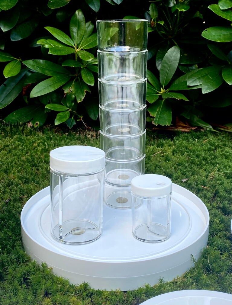 Carlo Viglino 'Pic Boll' 6 Person Vintage Picnic Set for Guzzini, Italy, 1968