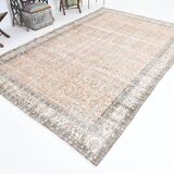 7x11 Shades Of Tan Beige Persian Rug, 220x335Cm