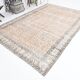 7x11 nuances de tan beige tapis persan, 220x335cm