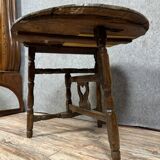 18th century solid wood winegrower's table