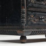 Commode à Tiroirs en Chêne Sculpté à la Main, France, 18ème Siècle