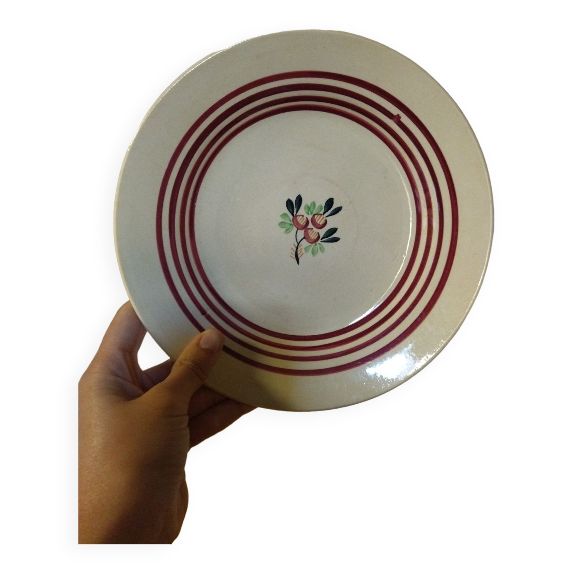 Gien floral plates