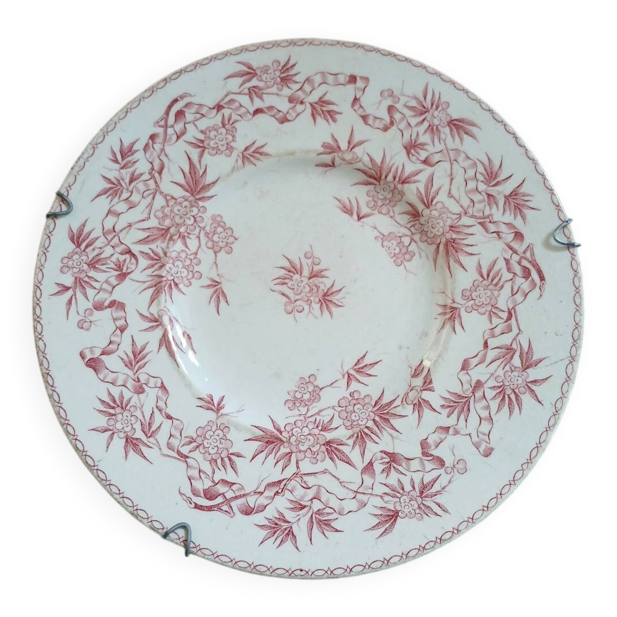 Antique plate in ironstone