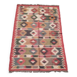 Kilim rug in jute and cotton. 150cm x 240cm