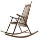 Wooden Rocking Chair in Scandinavian Style from the Mid-Century, Czechoslovakia, 1960s