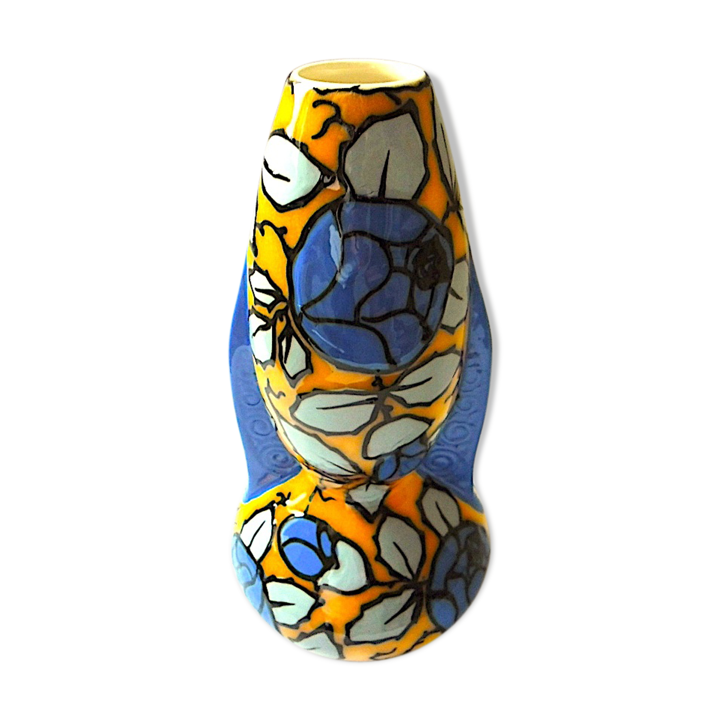 Vase art-déco en céramique