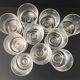 10 crystal wine glasses