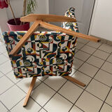 Newly upholstered 60s armchair