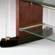 Brass and glass coffee table, 1970s