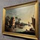 19th century Dutch School: Very important oil painting on canvas circa 1880