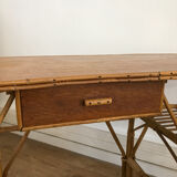 Rattan desk