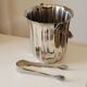 Vintage ice bucket & stainless steel pliers