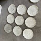 Ensemble assiettes et plats Bazas de Salins 1960