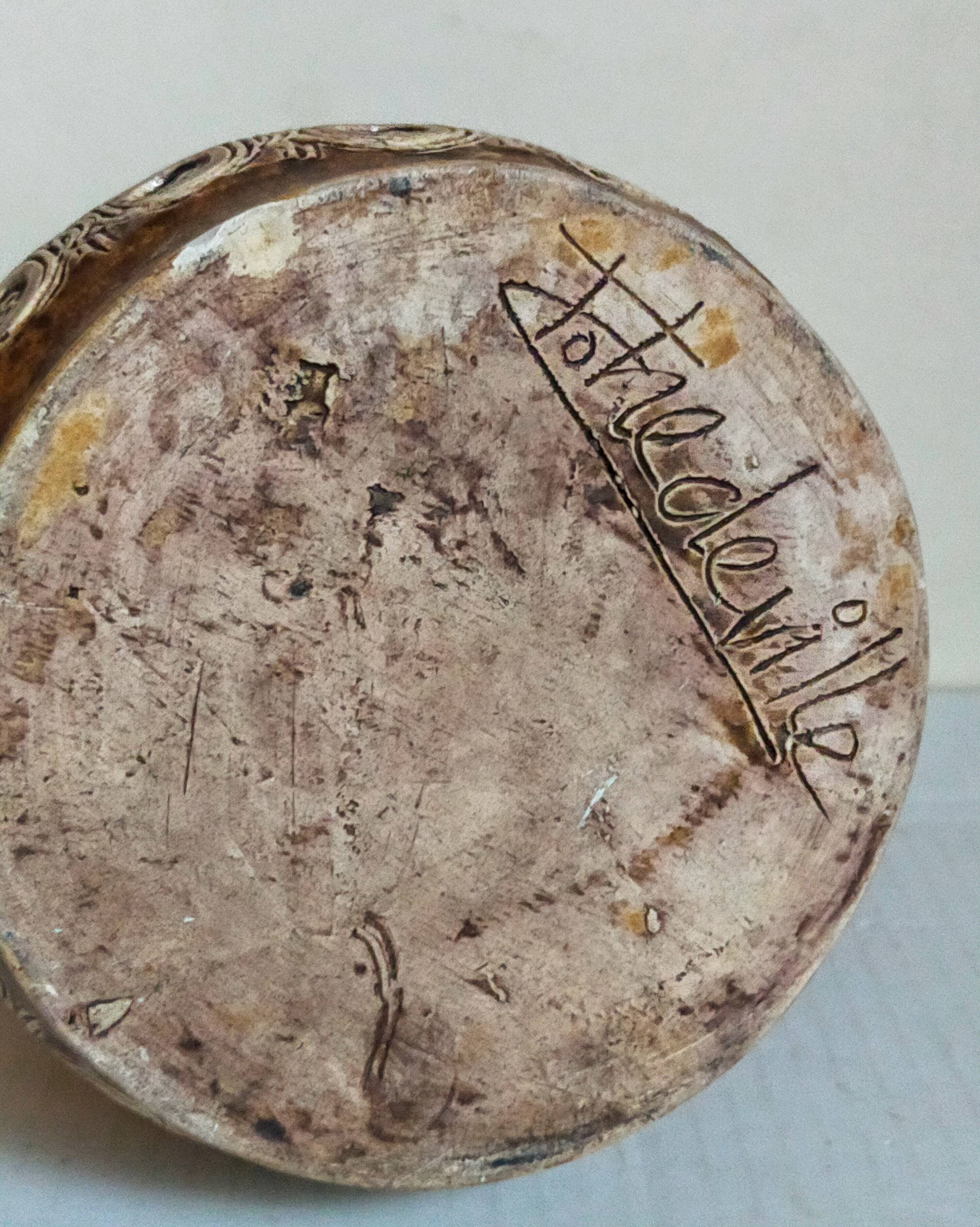 Ceramic potter's pitcher by F.CHEDEVILLE 20th century