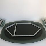 Veca mirror and 2 matching Veca wall lights made in Italy