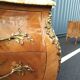 Commode ancien Louis XV marqueterie plateau marbre