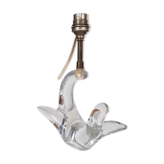 Lampe en cristal forme libre maison Schneider