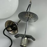 1960s and 1970s Globe Lamp, Hanging Lamp, Glass Ceiling Lamp, Space Age Des