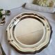 Round Serving Dish in silver-plated metal Quist Alpacca