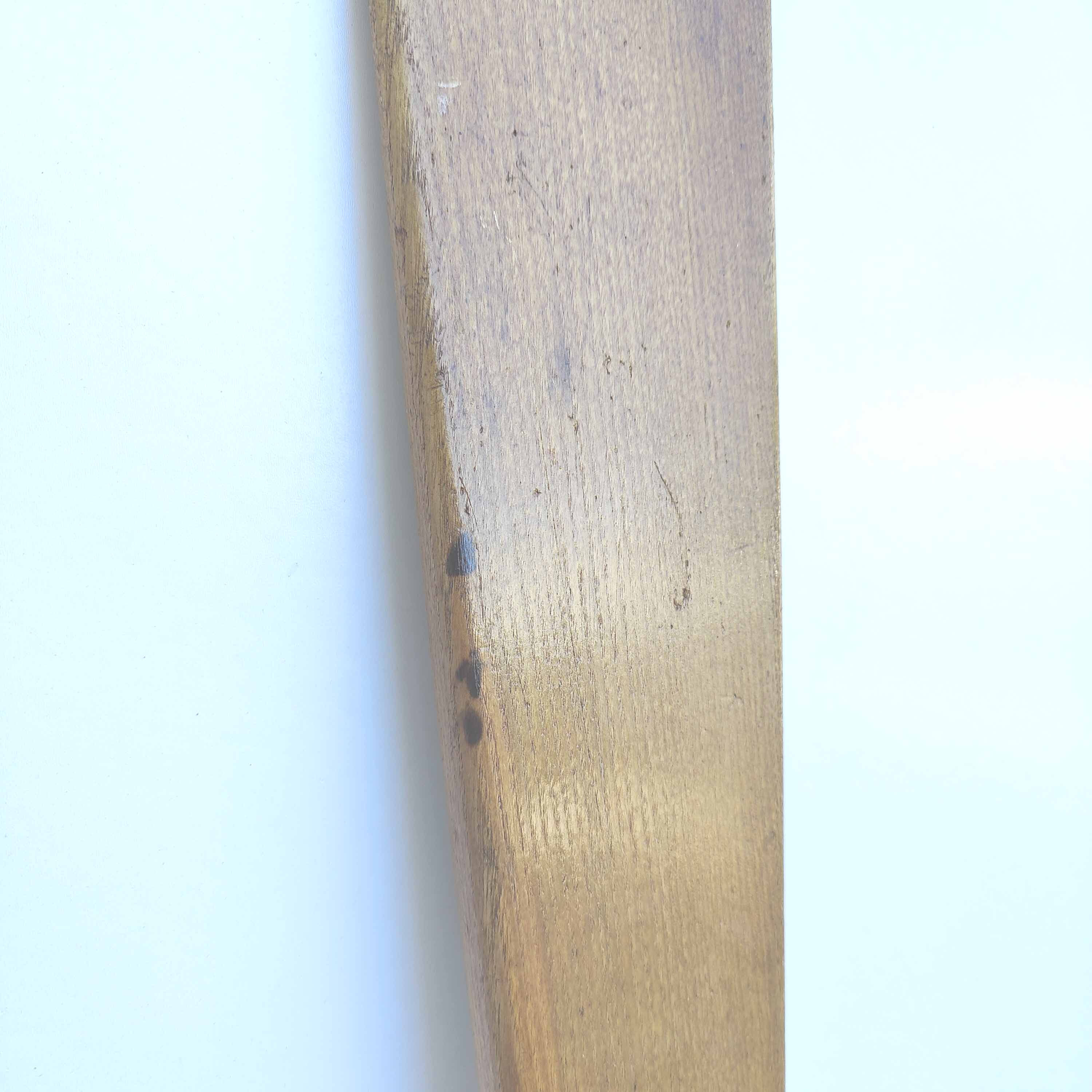 Wooden boat paddle oar
