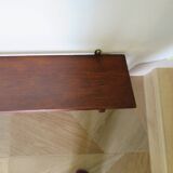 Wall shelf - coat rack - 7 hooks - oak stain - country style - cloakroom