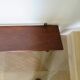 Wall shelf - coat rack - 7 hooks - oak stain - country style - cloakroom