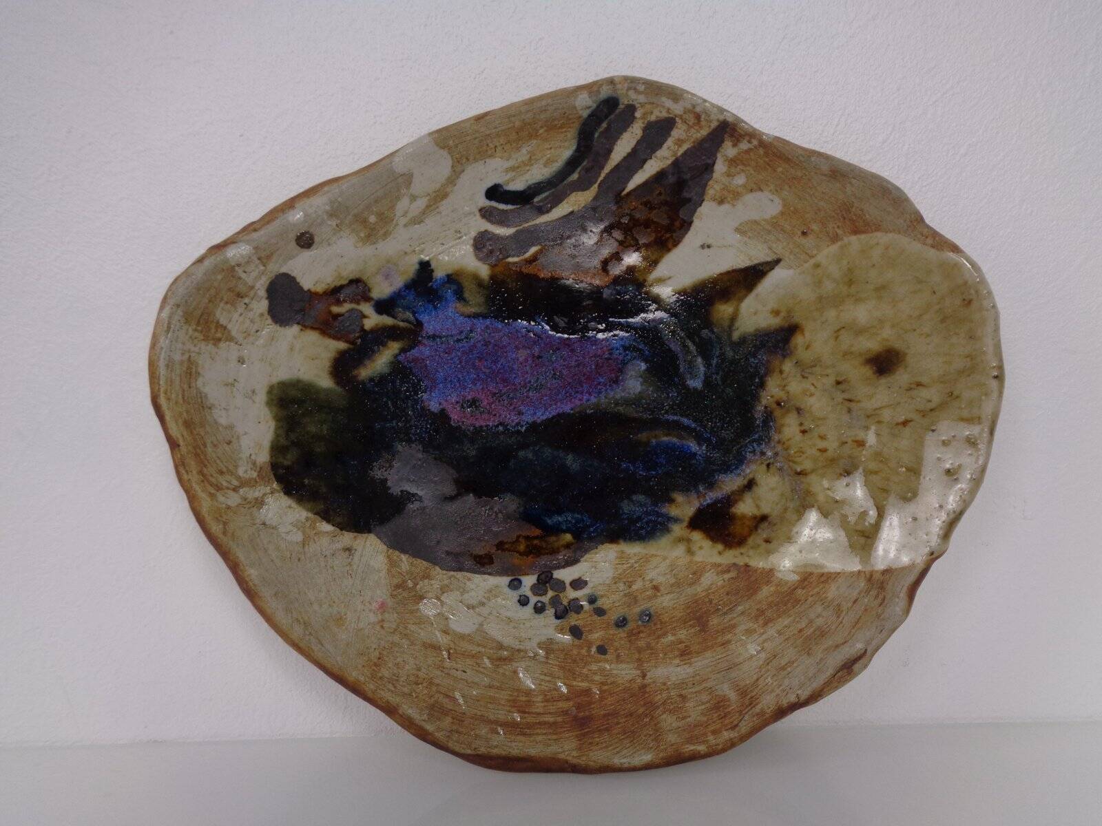 Danish stoneware bowl by Conny Walther, 1960s