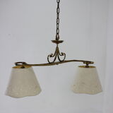 1970s italian brass pendant light