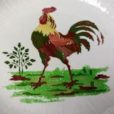 Plat de service, coq, Choisy-le-Roi