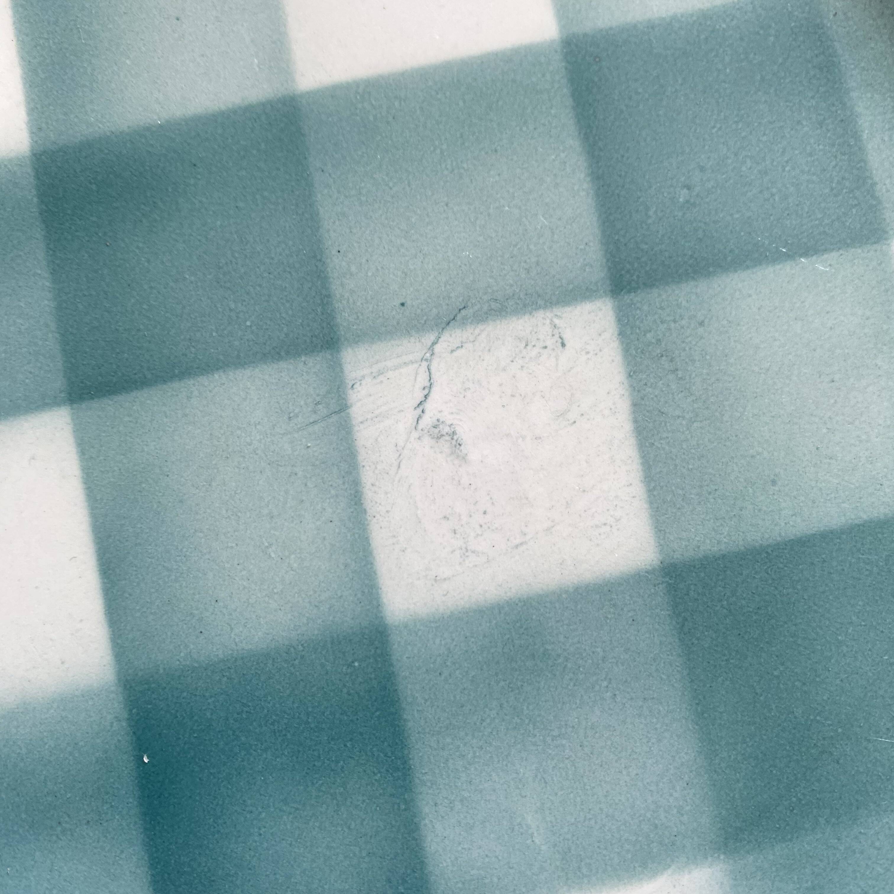 Vichy dessert plates and dish, 50s-60s