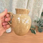Pot vase carafe pichet vintage grès