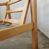 Scandinavian light wood armchair