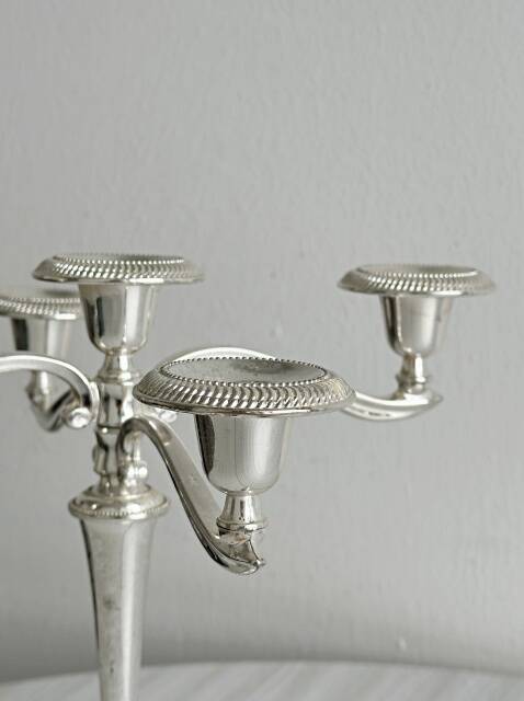 Chandelier ancien à 5 branches en métal