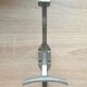 Vintage brushed aluminum hook