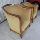 2 fauteuils crapauds  1930