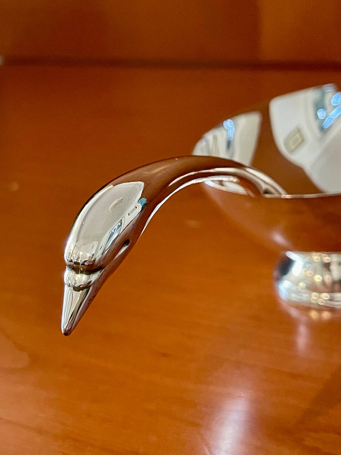 Christian FJERDINGSTAD for CHRISTOFLE, swan sauceboat in very good condition
