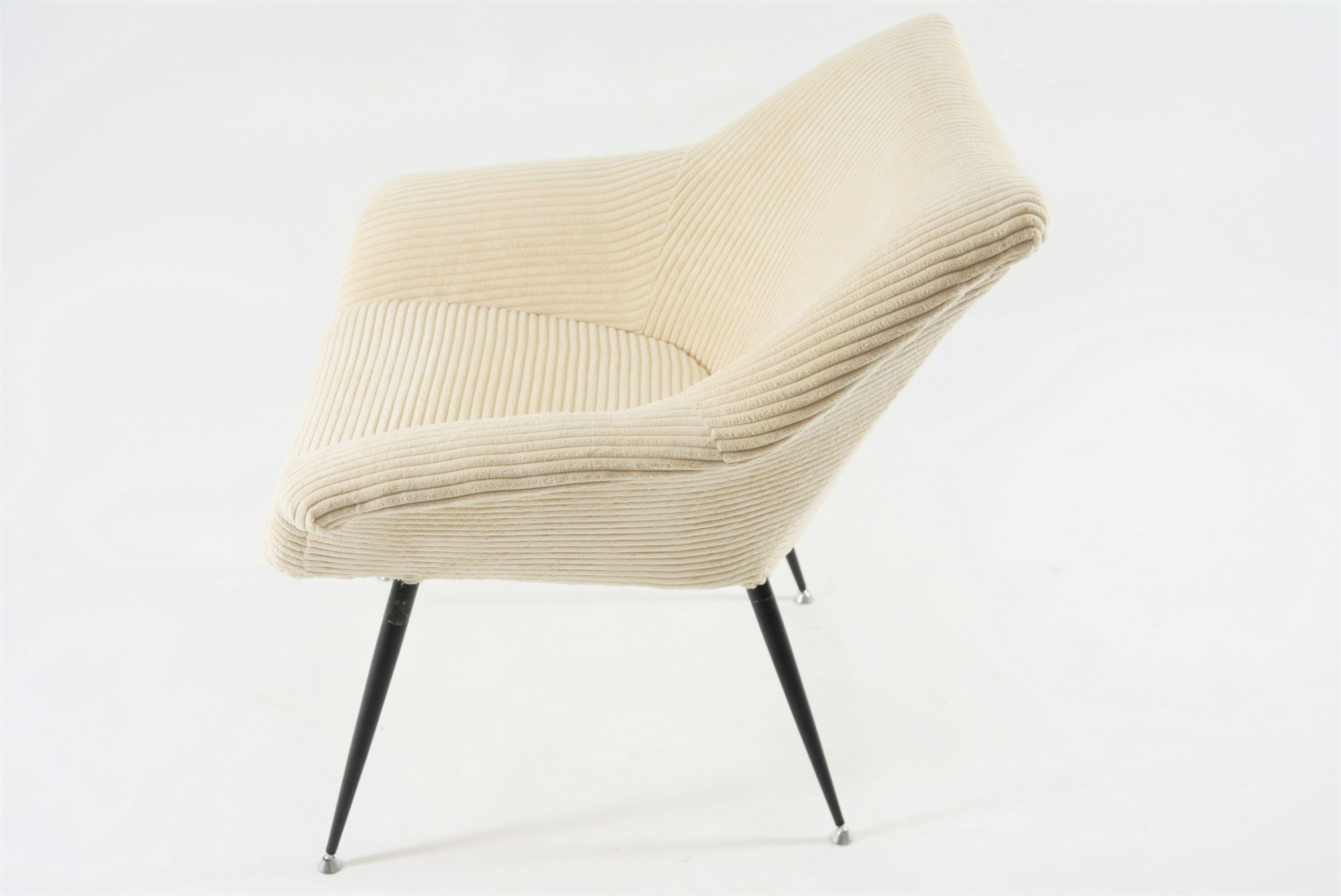 Ivory square shell chair