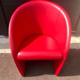 Fauteuil Massimo Vignelli Poltrona Frau 1980
