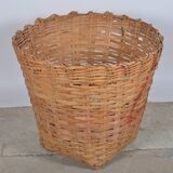 Woven bamboo basket
