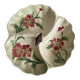 Art Nouveau slip dish with poppy decoration