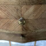Pair of louis XV bedside tables in marquetry
