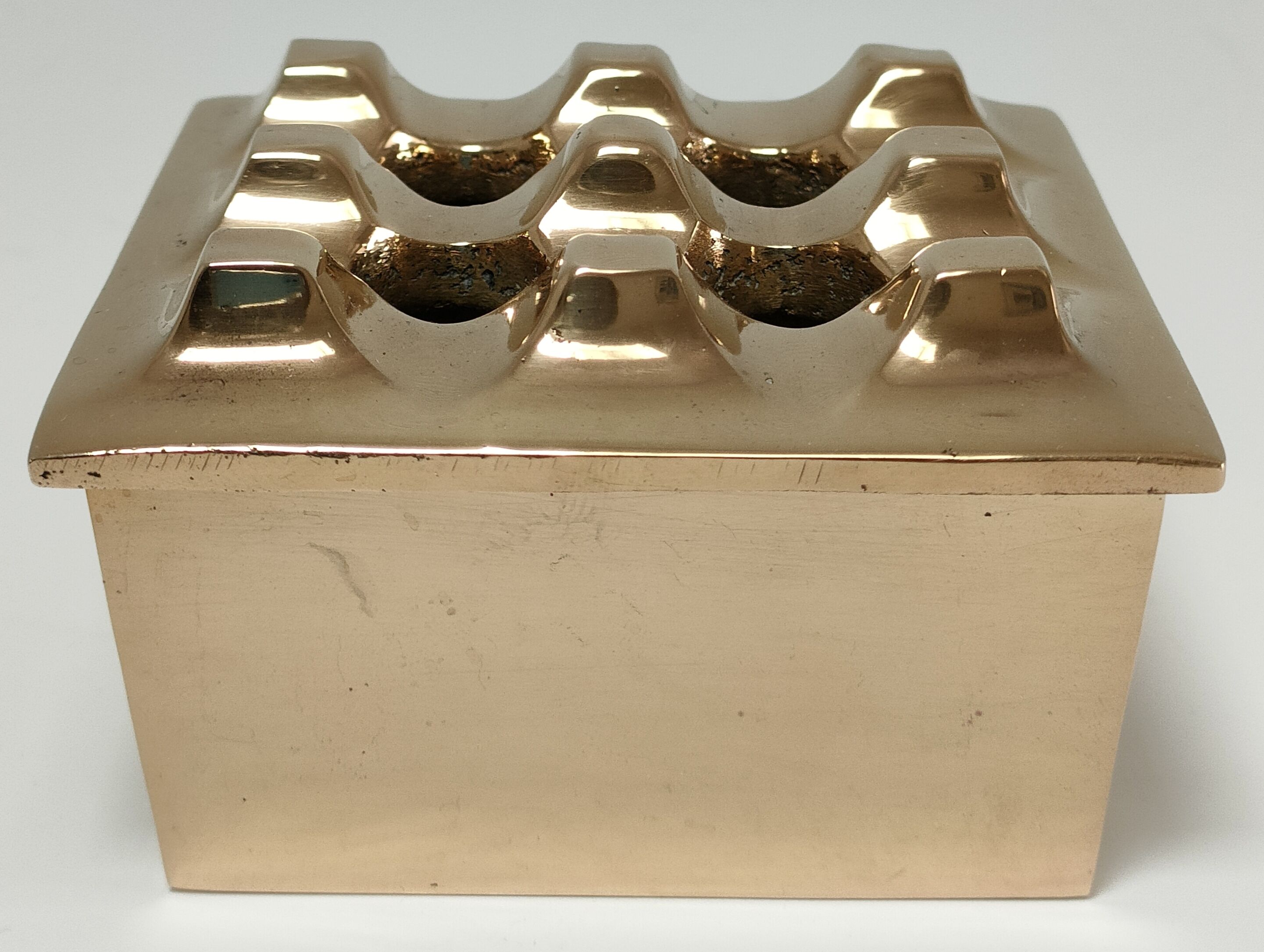 Brass ashtray design 70s