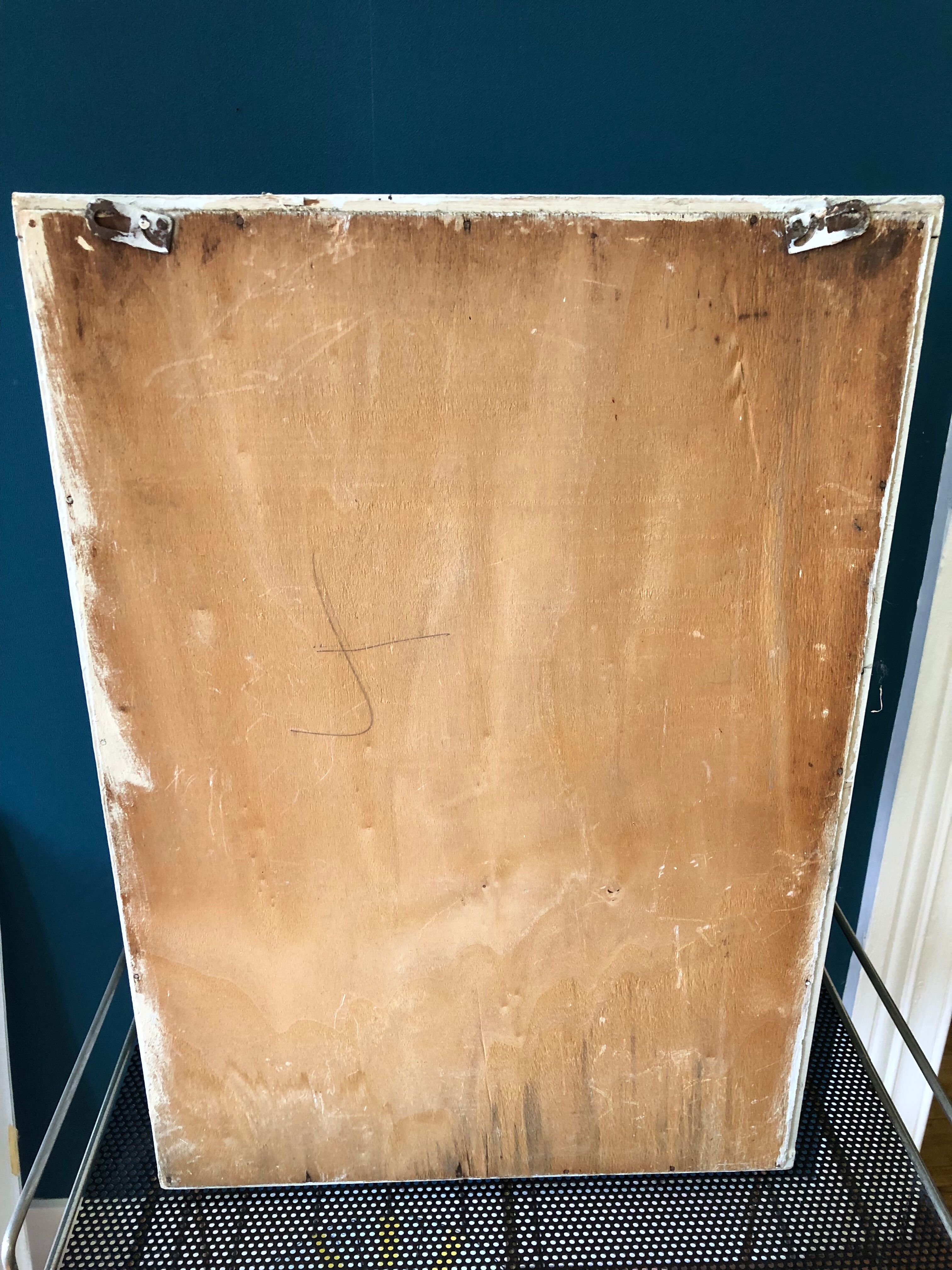 Wooden medicine cabinet