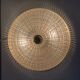 Old ceiling lamp Gilded metal and crystal Lucien Gau