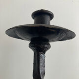 Wrought iron candlesticks
