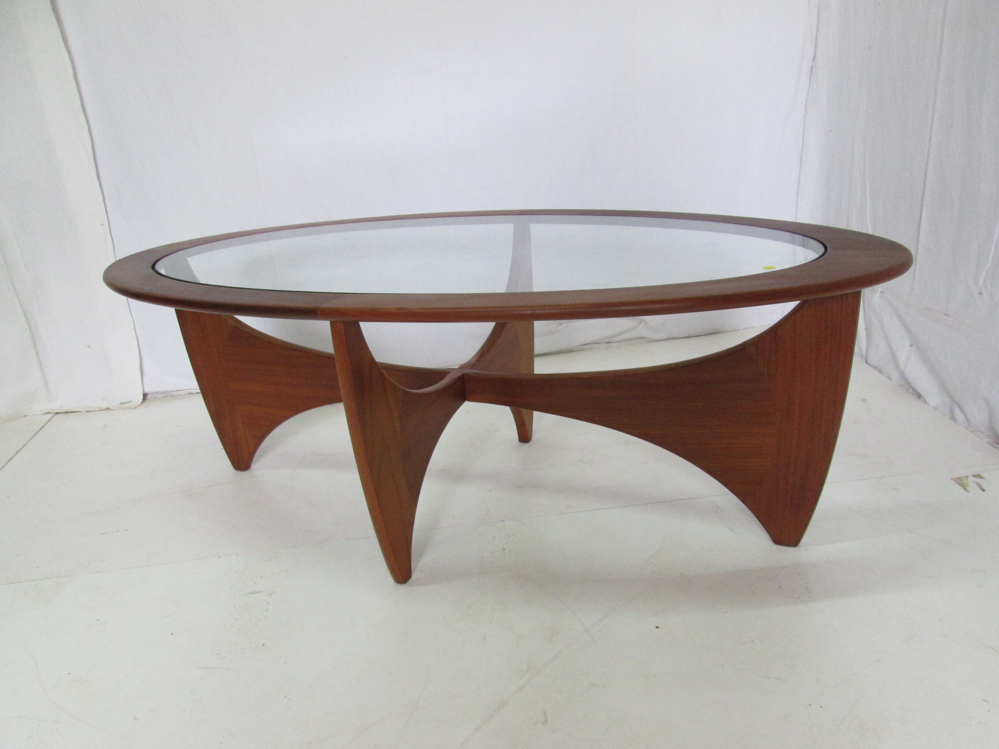 Teak oval coffee table Astro
