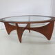 Table basse ovale Astro en teck