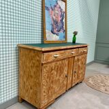 Mado buffet in restored pitch pine